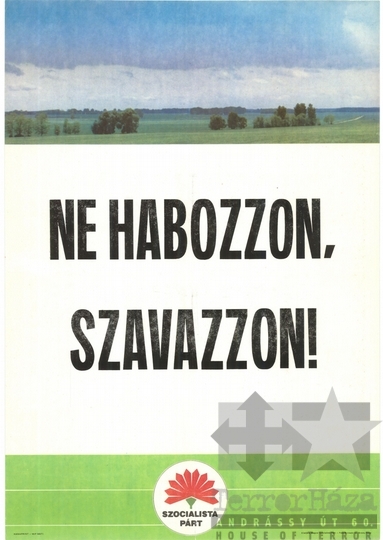 THM-PLA-2016.45.17.1 - MSZP election poster, 1990