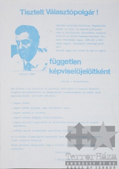 THM-PLA-2017.1.34 - Election poster, 1990
