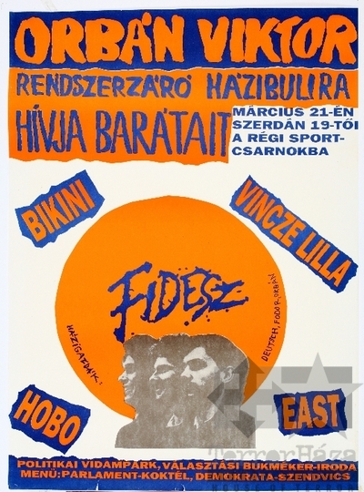 THM-PLA-2019.1.28 - Fidesz election poster, 1990
