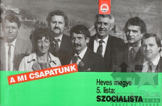 THM-PLA-2019.3.5 - MSZP election poster, 1990