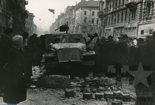 THM-DI-2016.32.7 - The 1956 Revolution and Freedom Fight in Rákóczi street and in the area