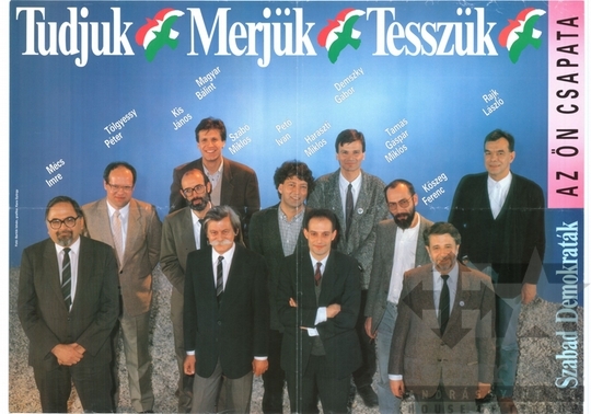 THM-PLA-2016.45.17.10 - SZDSZ election poster, 1990
