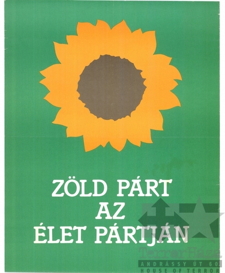 THM-PLA-2016.45.3.2 - Zöld Párt election poster, 1990