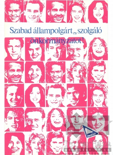 THM-PLA-2016.45.4.1 - DEMISZ election poster, 1990