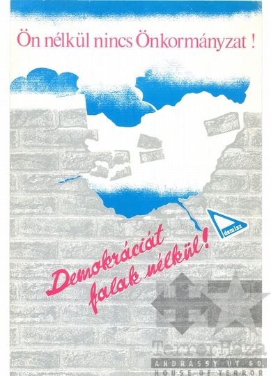 THM-PLA-2016.45.4.2 - DEMISZ election poster, 1990