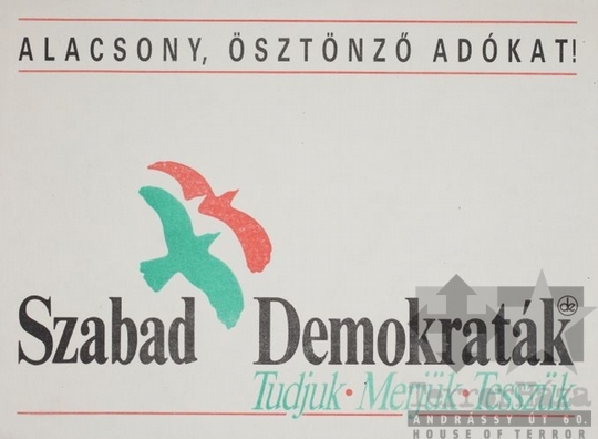 THM-PLA-2017.1.38.2a - SZDSZ election flyer, 1990