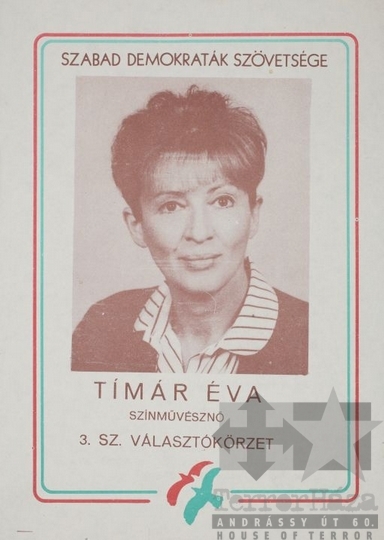 THM-PLA-2017.1.46a - SZDSZ election flyer, 1990