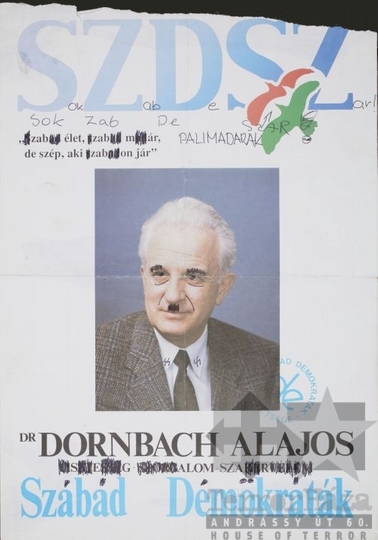 THM-PLA-2017.8.11T - SZDSZ election poster, 1990