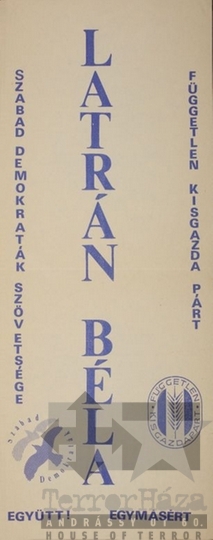 THM-PLA-2017.8.16T - SZDSZ election poster, 1990