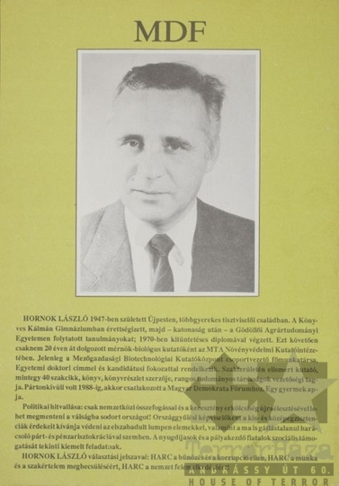 THM-PLA-2017.8.54Ta - MDF election flyer, 1990