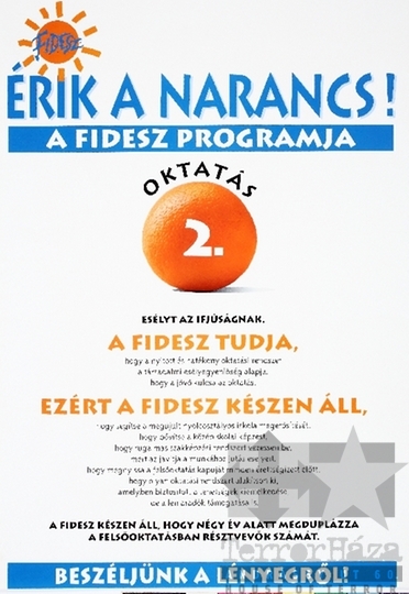 THM-PLA-2019.1.3.1 - Fidesz election poster, 1990