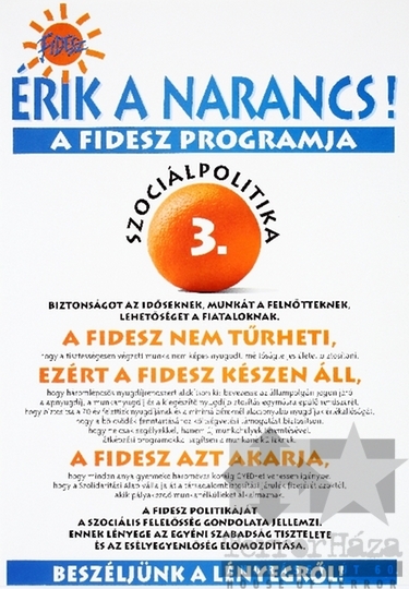 THM-PLA-2019.1.3.2 - Fidesz election poster, 1990