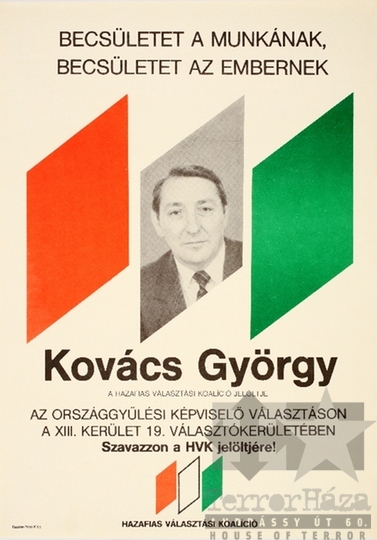 THM-PLA-2019.14.14 - HVK election poster, 1990