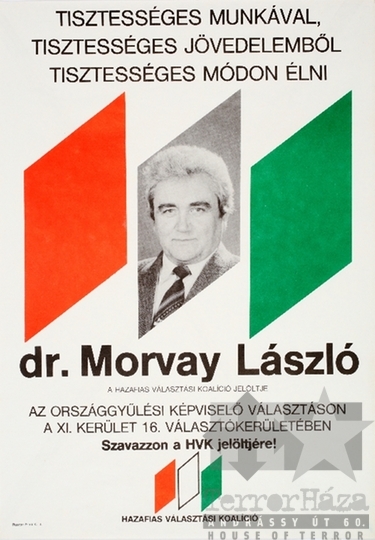 THM-PLA-2019.14.5 - HVK election poster, 1990