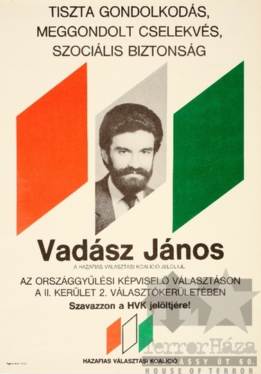 THM-PLA-2019.14.7 - HVK election poster, 1990