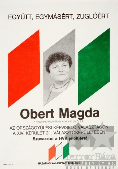 THM-PLA-2019.14.8 - HVK election poster, 1990