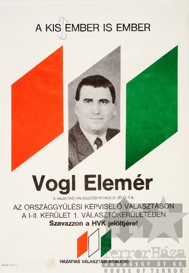 THM-PLA-2019.14.9 - HVK election poster, 1990