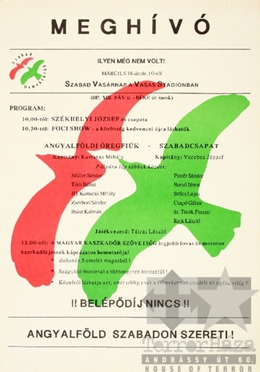 THM-PLA-2019.2.27 - SZDSZ election poster, 1990