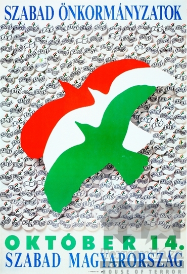 THM-PLA-2019.2.6 - SZDSZ election poster, 1990