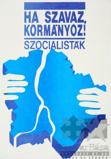 THM-PLA-2019.3.17 - MSZP election poster, 1990