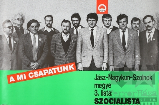 THM-PLA-2019.3.3 - MSZP election poster, 1990