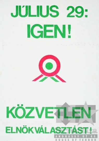 THM-PLA-2019.3.30 - MSZP election poster, 1990