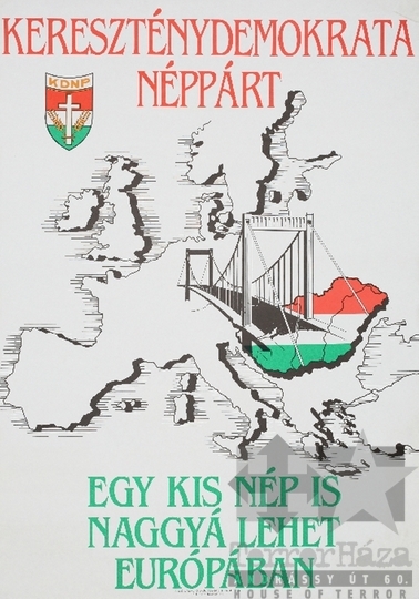 THM-PLA-2019.5.1 - KDNP election poster, 1990