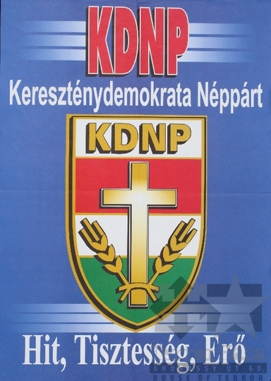 THM-PLA-2019.5.2 - KDNP election poster, 1990