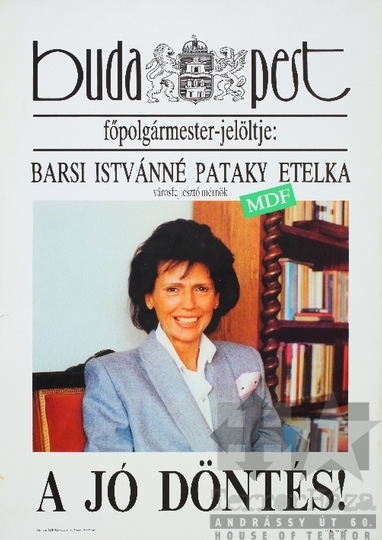 THM-PLA-2019.6.19 - MDF election poster, 1990