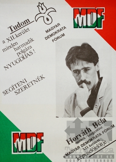THM-PLA-2019.6.47 - MDF election poster, 1990