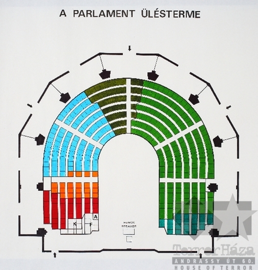 THM-PLA-2019.7.2 - Seats of the National Assembly of Hungary in 1990