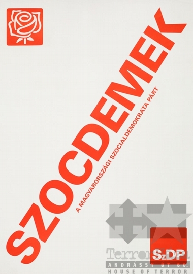 THM-PLA-2019.8.1 - SZDP election poster, 1990