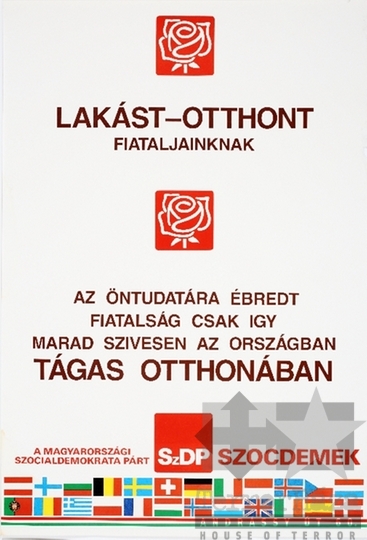 THM-PLA-2019.8.16 - SZDP election poster, 1990