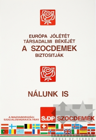 THM-PLA-2019.8.17 - SZDP election poster, 1990