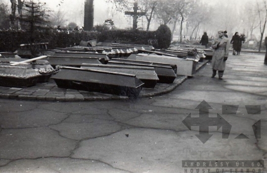 THM-UN-2017.1.142 - The funeral of the victims of the 1956 Revolution and Freedom Fight in the Kerepesi Street Cemetery